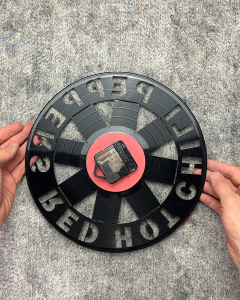 Red Hot Chili Peppers Vinyl Record Wall Clock