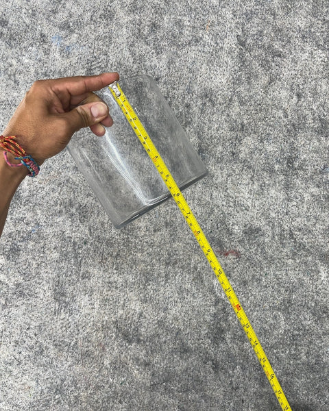 Clear Glass Cylinder Vase