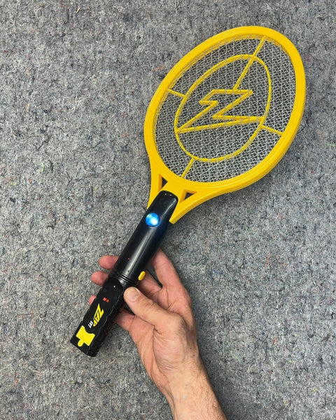 Yellow Electric Bug Zapper Racket