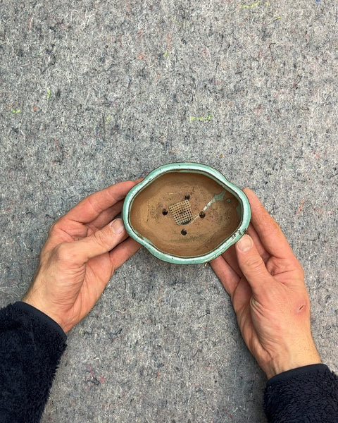 Small Ceramic Bonsai Pot, 5"