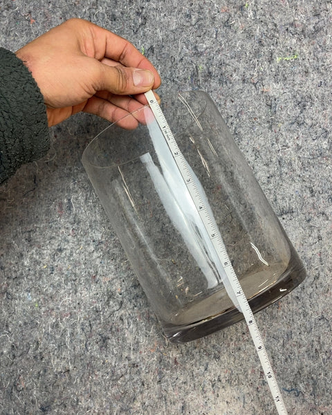 Yuge Clear Glass Cylinder Vase