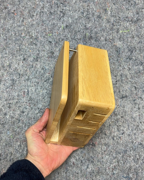 Food Network Wooden Knife Block