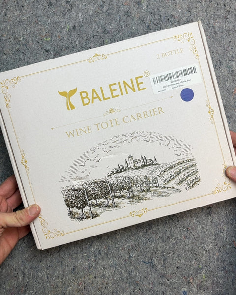 Brand New Baleine 2 Bottles Wine Tote Carrier