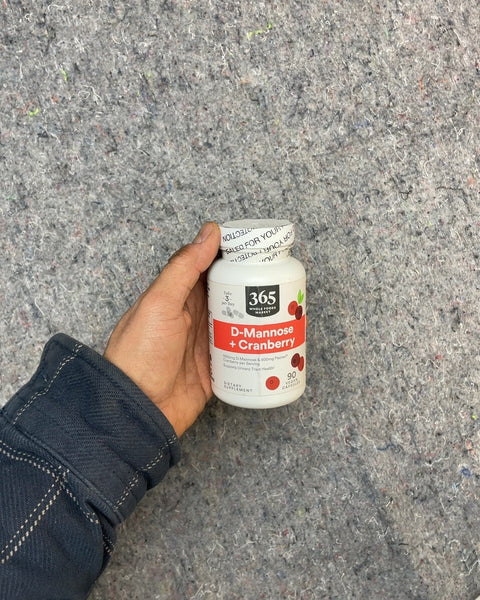 365 D-Mannose + Cranberry Supplement, Unexpired