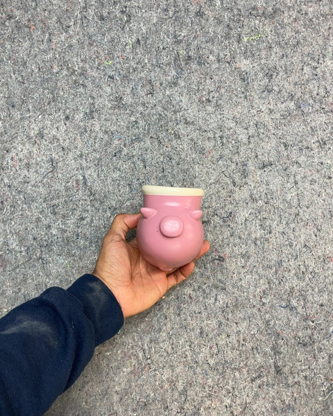 Pink Pig Salt Cellar