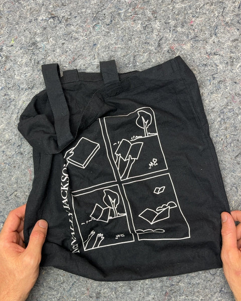 Black Percy Jackson Canvas Tote Bag