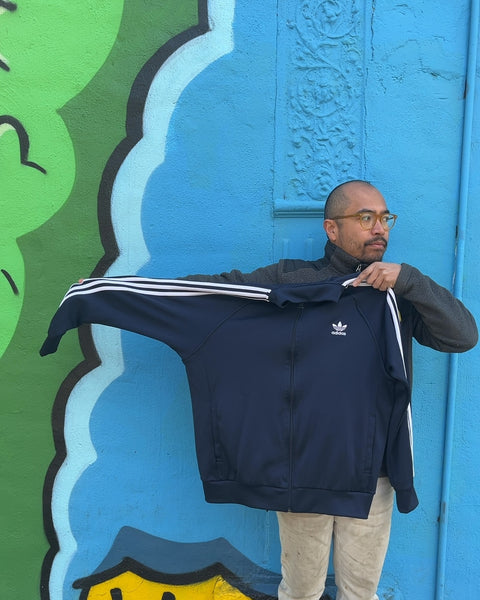 adidas Classic Firebird Loose Track Top, Size XL