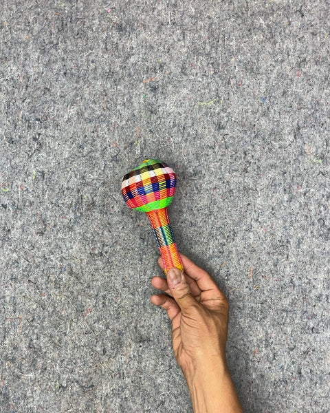 Colorful Woven Maraca Shaker