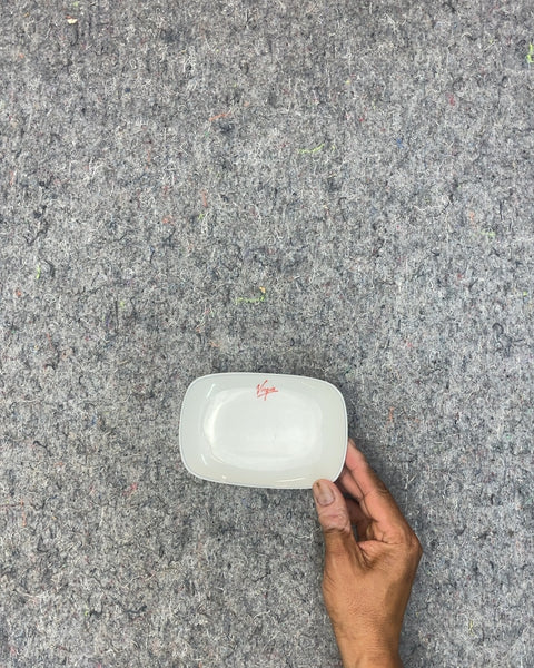 Virgin White Rectangular Dish