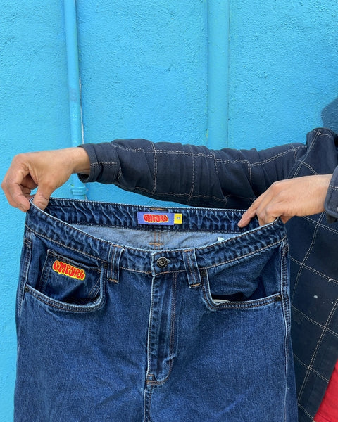 Omfura Blue Denim Jeans, Size 32