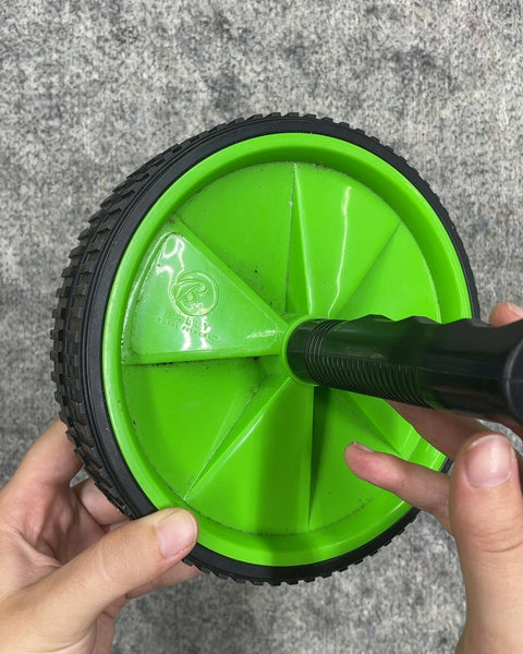 Green and Black Ab Roller Wheel