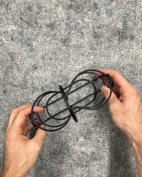 Black Metal Wire Condiment Caddy