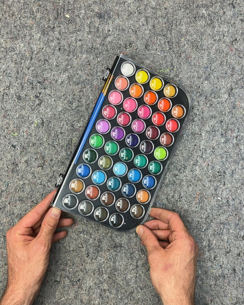 Watercolor Paint Set with Brush