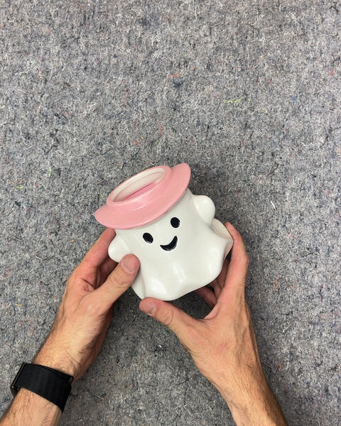 Scented Marshmallow Ghost Candle