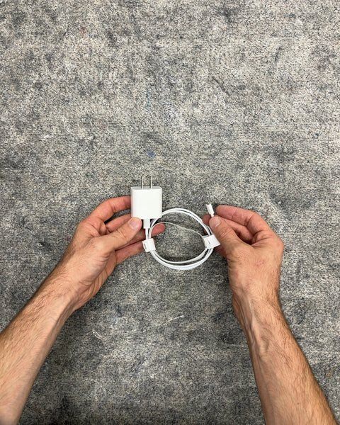 Apple White USB-C Power Adapter with Lightning Charging Cable