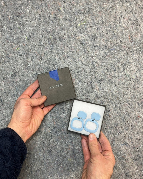 Bona Drag Blue Earrings