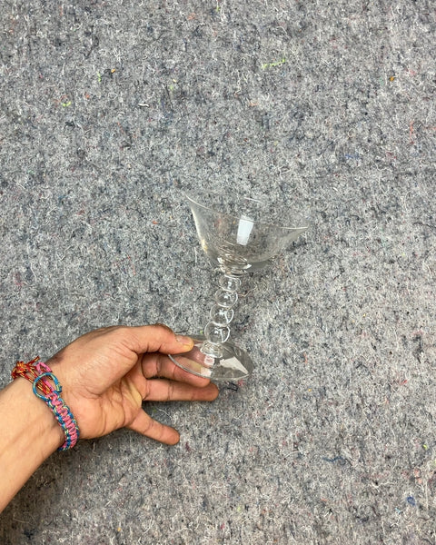 Clear Glass Cocktail Coupe