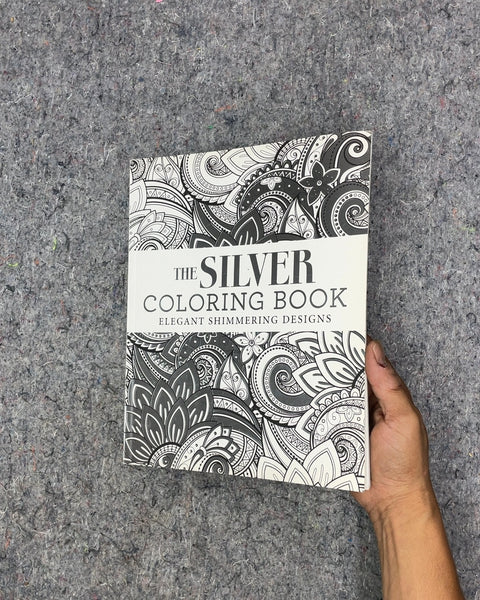 The Silver Coloring Book: Elegant Shimmering Designs