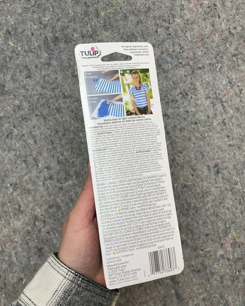 Tulip ColorShot Fabric Spray Paint, Matte Blue