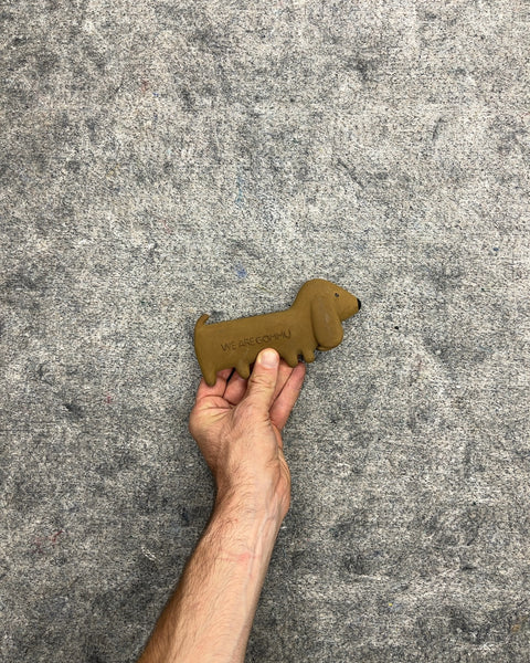 WE ARE GOMMU Natural Rubber Dachshund Dog Teether