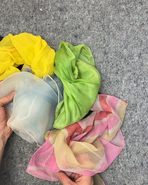 Assorted Sheer Fabric Scarves