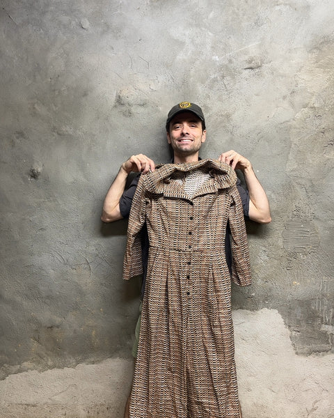 Vic Houndstooth Shirt Dress By Flolove Paris