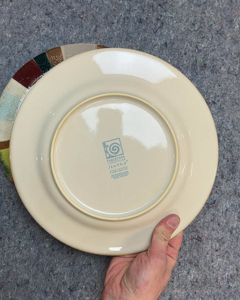 2 Collectible "Jentry" Tabletops Unlimited Dinner Plates