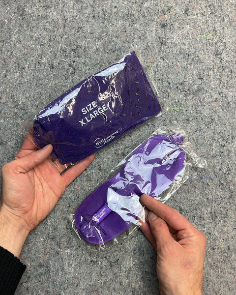 NYU Langone Socks & Eye Mask