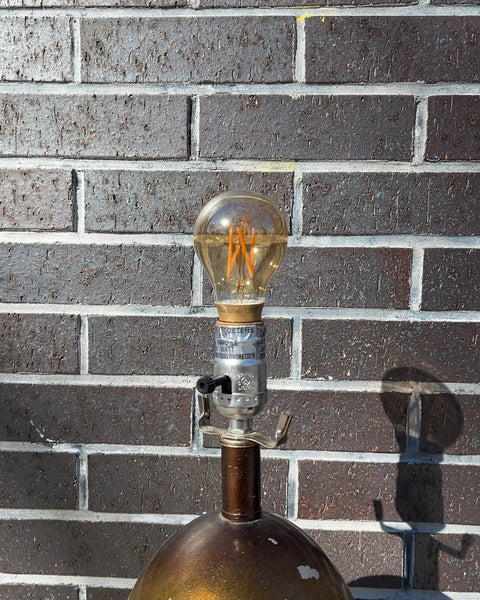 Gold Tone Table Lamp