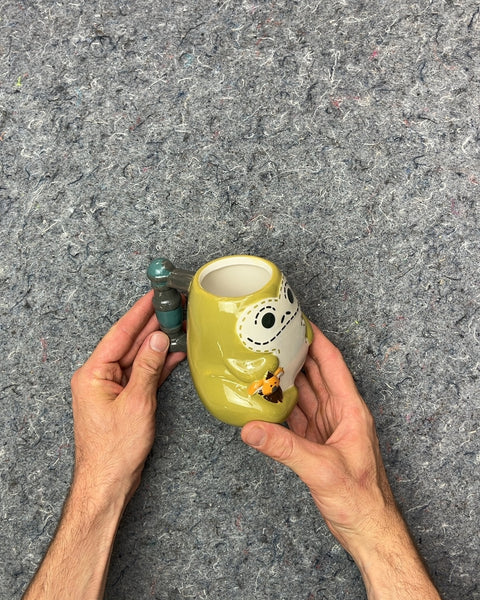 Cute Lil' Green Guy Mug with Handle