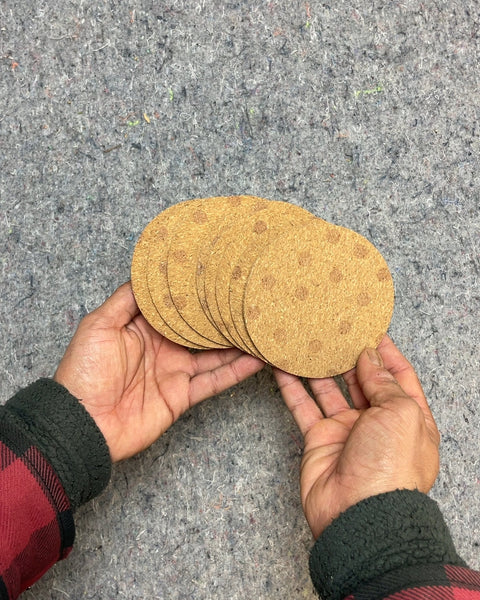 Cork Coasters, Set of 8