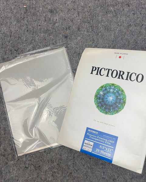 Pictorico Premium OHP Transparency Film, 8.5"x11"