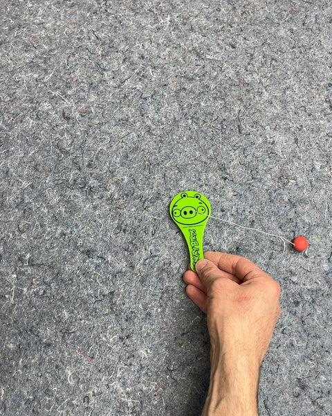 Angry Birds Green Pig Paddle Ball Toy