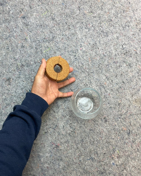 Glass Jar with Cork Lid
