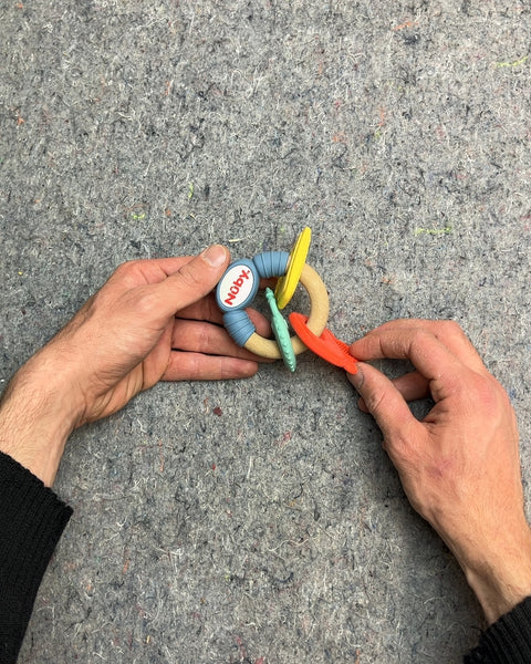 Nuby Wooden and Silicone Teether