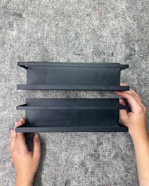 Black Metal Magnetic Spice Racks
