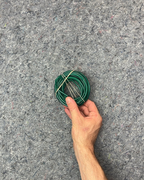 Roll Of Green Vinyl Coated Wire