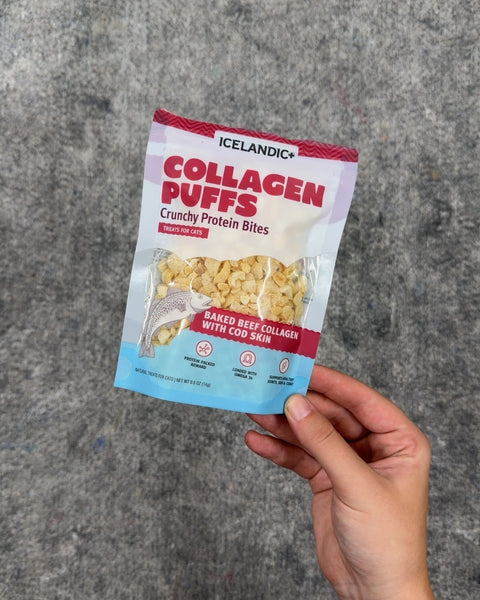 Icelandic+ Collagen Puffs Crunchy Protein Bites for Cats