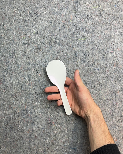 White Plastic Rice Paddle