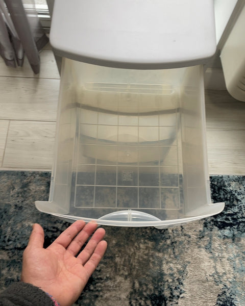 Another Plastic 3-Drawer Storage Tower, 12x25x24”