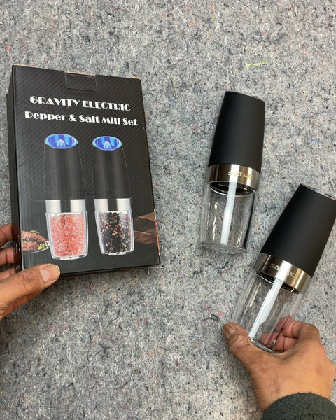 Gravity Electric Pepper & Salt Mill Set