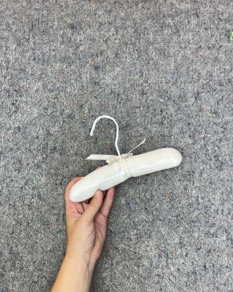 Padded Fabric Clothes Hanger for Kid or Doll Clothes