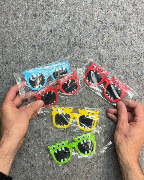 5 Monster Party Glasses