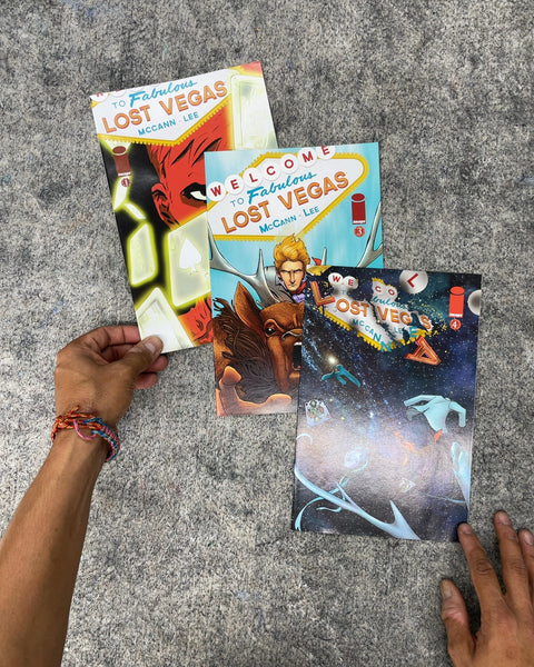 Image Comics Lost Vegas Issues #1, #3, and #4 by McCann & Lee