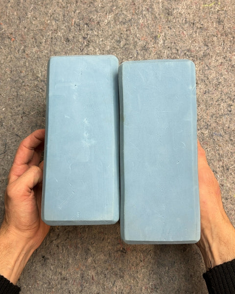 Pair of Blue Yoga Blocks
