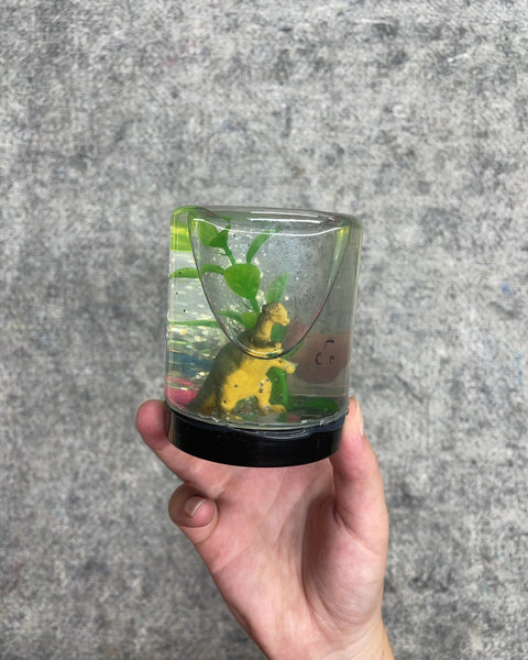 Dinosaur Water Dome Snow Globe Figurine