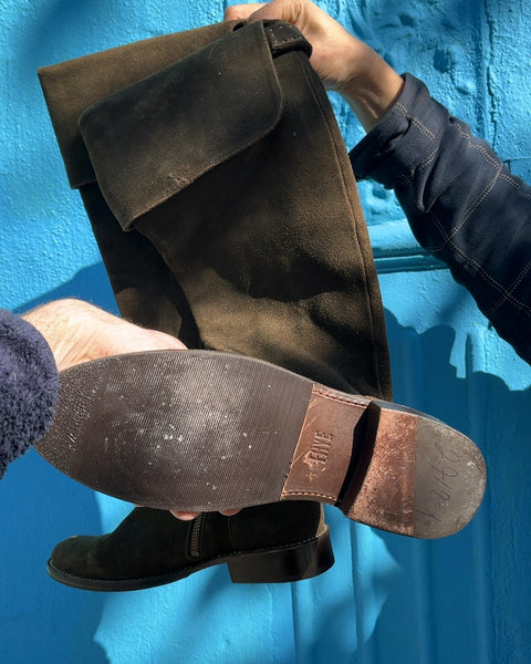 Frye Tall Women Suede Boots, Size US 8W
