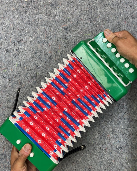 Green Toy Accordion