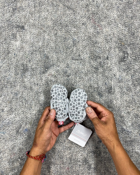 Zutano Gray Baby Booties