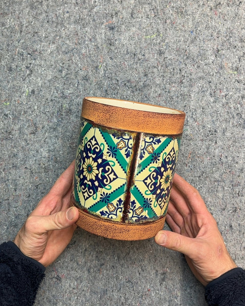 Mexican Talavera Planter, W6"